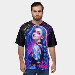 Футболка оверсайз мужская Powder, цвет: 3D-принт — фото 2