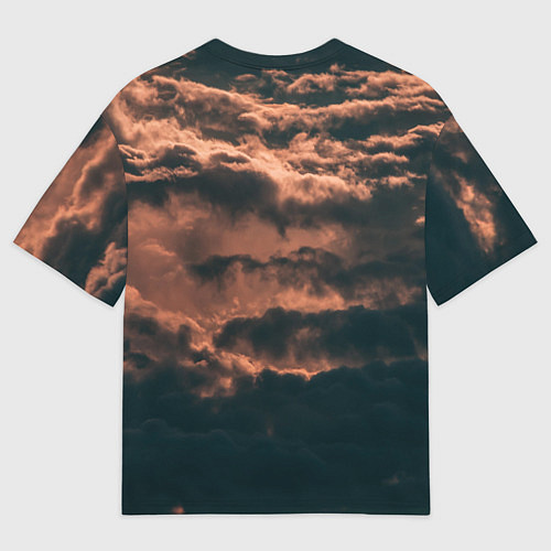 Мужская футболка оверсайз Белобог - небо славян / 3D-принт – фото 2