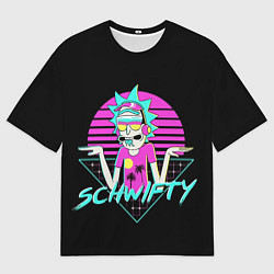 Футболка оверсайз мужская Рик швифтует, цвет: 3D-принт