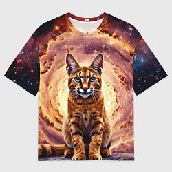 Мужская футболка оверсайз Каракет в космосе