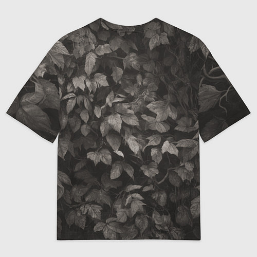 Мужская футболка оверсайз Внимательный лис / 3D-принт – фото 2