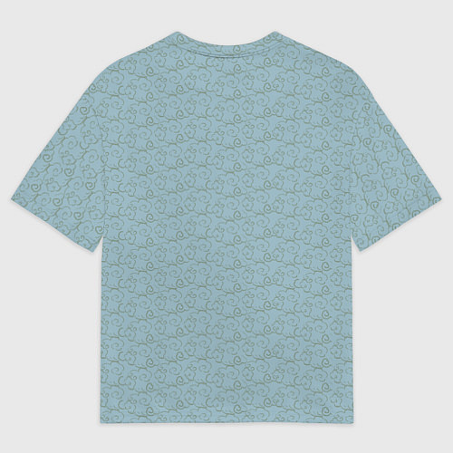 Мужская футболка оверсайз Рыба карпы кои / 3D-принт – фото 2