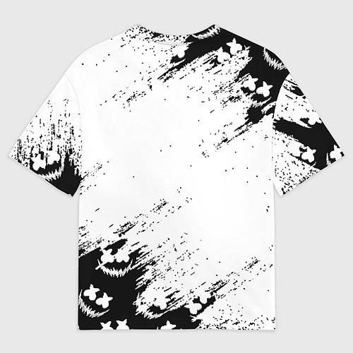 Мужская футболка оверсайз Marshmello x Linkin park / 3D-принт – фото 2