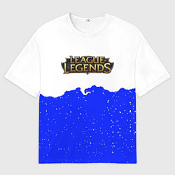 Мужская футболка оверсайз League of Legends ночь