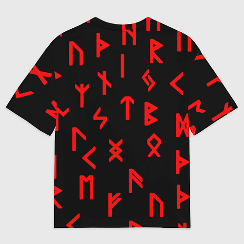 Мужская футболка оверсайз Анархия символы / 3D-принт – фото 2