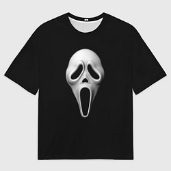 Мужская футболка оверсайз Крик маска косплей
