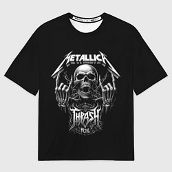 Мужская футболка оверсайз Thrash metal - Metallica group