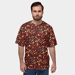 Футболка оверсайз мужская Садовая дорожка, цвет: 3D-принт — фото 2