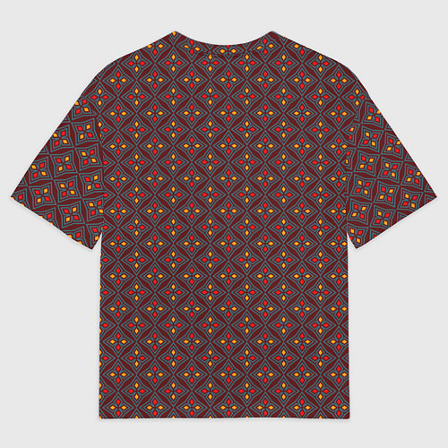 Мужская футболка оверсайз Церковный витраж / 3D-принт – фото 2