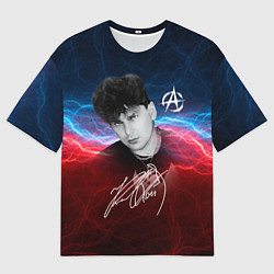 Футболка оверсайз мужская Юрий Клинских автограф, цвет: 3D-принт