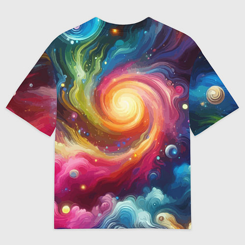 Мужская футболка оверсайз Funny dalmatian puppy - ai art / 3D-принт – фото 2