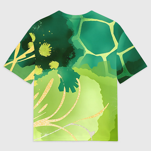 Мужская футболка оверсайз Вдохновленный природой / 3D-принт – фото 2