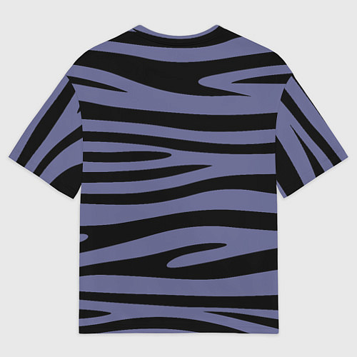 Мужская футболка оверсайз Морские полоски / 3D-принт – фото 2