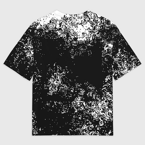Мужская футболка оверсайз Genshin Impact брызги красок / 3D-принт – фото 2