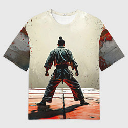 Мужская футболка оверсайз Боец боевых искусств