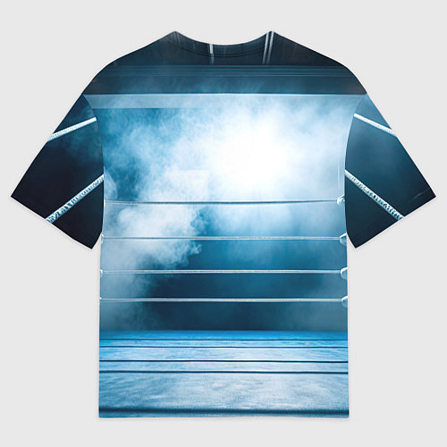 Мужская футболка оверсайз Ринг в тумане / 3D-принт – фото 2