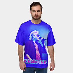 Футболка оверсайз мужская Кинчев Константин, цвет: 3D-принт — фото 2