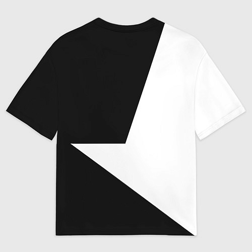 Мужская футболка оверсайз Nasa текстура геометрия / 3D-принт – фото 2