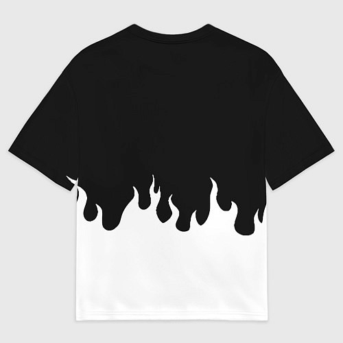 Мужская футболка оверсайз Monster energy red logo / 3D-принт – фото 2