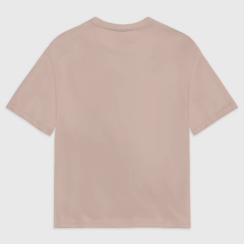 Мужская футболка оверсайз Светлый оттенок цвета года 2025 от Пантон / 3D-принт – фото 2