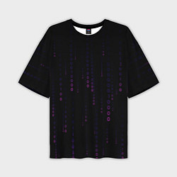 Футболка оверсайз мужская Color black pink, цвет: 3D-принт
