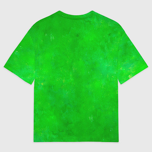 Мужская футболка оверсайз Свет зелёного фонаря / 3D-принт – фото 2
