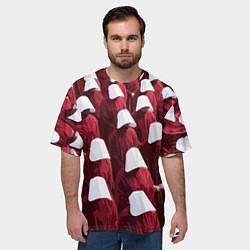 Футболка оверсайз мужская Рассказ служанки паттерн, цвет: 3D-принт — фото 2