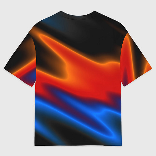 Мужская футболка оверсайз Multicoloured / 3D-принт – фото 2