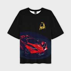 Мужская футболка оверсайз Lamborghini Diverso - motorsport