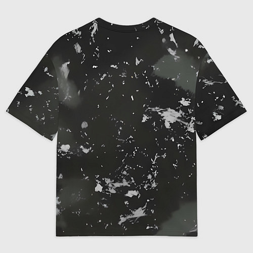 Мужская футболка оверсайз Злой большой медведь зимой / 3D-принт – фото 2