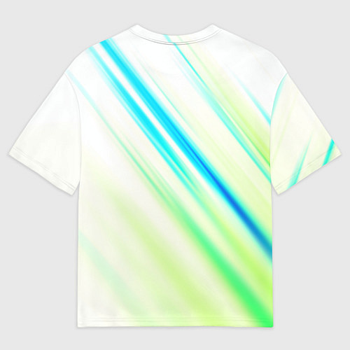 Мужская футболка оверсайз Multicolored / 3D-принт – фото 2
