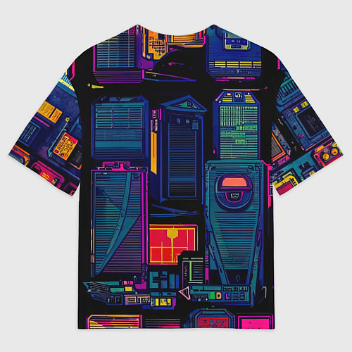 Мужская футболка оверсайз Игровой админ / 3D-принт – фото 2