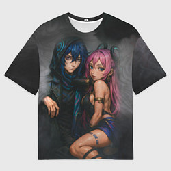 Мужская футболка оверсайз Ситлали и Оророн