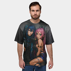 Футболка оверсайз мужская Ситлали и Оророн, цвет: 3D-принт — фото 2