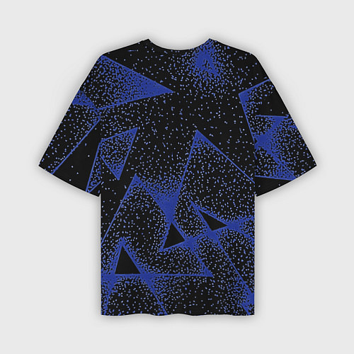 Мужская футболка оверсайз Triangles with dots / 3D-принт – фото 2