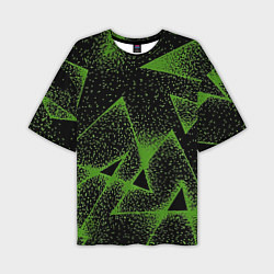 Футболка оверсайз мужская Triangles with dots, цвет: 3D-принт