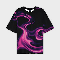 Футболка оверсайз мужская Color pink smoke, цвет: 3D-принт