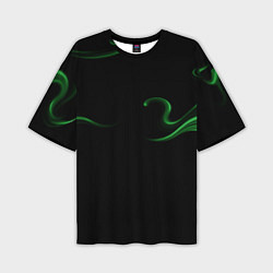 Футболка оверсайз мужская Color green abstraction, цвет: 3D-принт