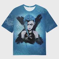 Футболка оверсайз мужская Джинкс, цвет: 3D-принт