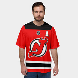 Футболка оверсайз мужская Ковальчук - Нью Джерси Девилз, цвет: 3D-принт — фото 2
