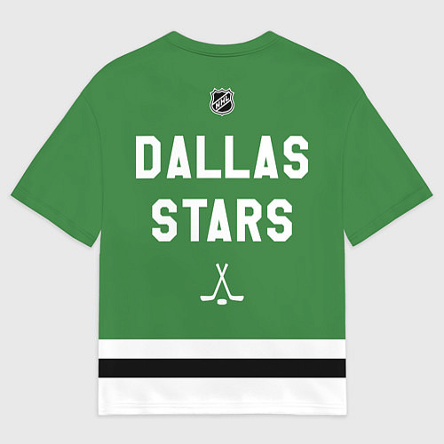 Мужская футболка оверсайз Dallas Stars - NHL team / 3D-принт – фото 2