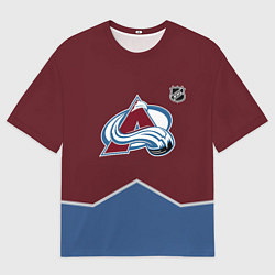 Мужская футболка оверсайз Колорадо Эвеланш хоккей
