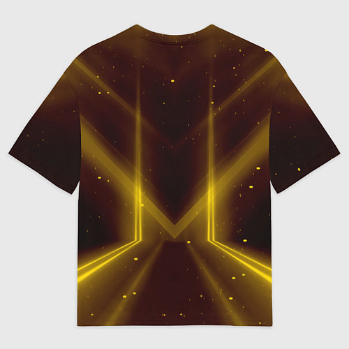 Мужская футболка оверсайз ACDC стиль памятника / 3D-принт – фото 2