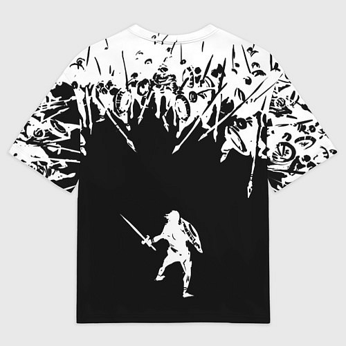 Мужская футболка оверсайз И один в поле воин / 3D-принт – фото 2