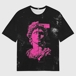 Футболка оверсайз мужская Скульптура гранж арт, цвет: 3D-принт