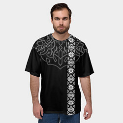 Футболка оверсайз мужская Славянские символы традиции народа, цвет: 3D-принт — фото 2