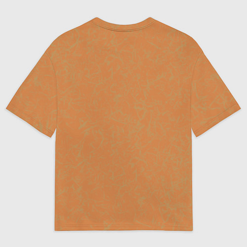 Мужская футболка оверсайз Надежды маленький оркестрик в оранжевом / 3D-принт – фото 2