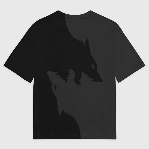 Мужская футболка оверсайз Хати и Сколь / 3D-принт – фото 2