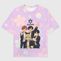 Мужская футболка оверсайз Astro anime
