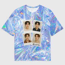 Футболка оверсайз мужская Astro четыре фото, цвет: 3D-принт